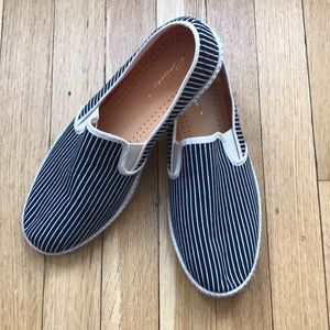 Rivieras Casual Slip On Stipe Canvas Sz 40 👟